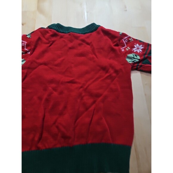 Star Wars Baby Yoda "I Was Cute All Year" Green-Red Christmas Sweater-12 Month's - Picture 14 of 16